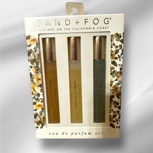 Sand + Fog Orange Blossom, Vanilla & Amber, Pear & Lotus Set